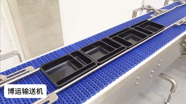 食品餐盒网带输送线