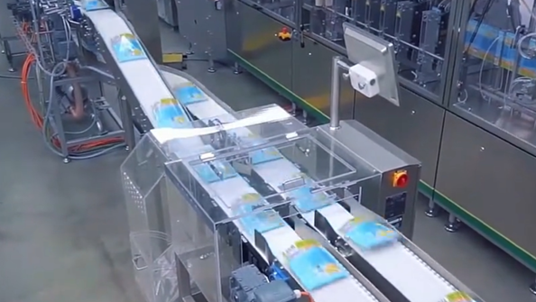 网带输送机二合一合流输送线